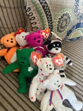 Ty Beanie Buddies Plush Bear Set - Mixed Colors